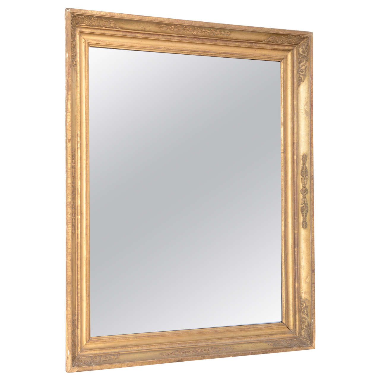 Napoleon Period Giltwood Mirror For Sale