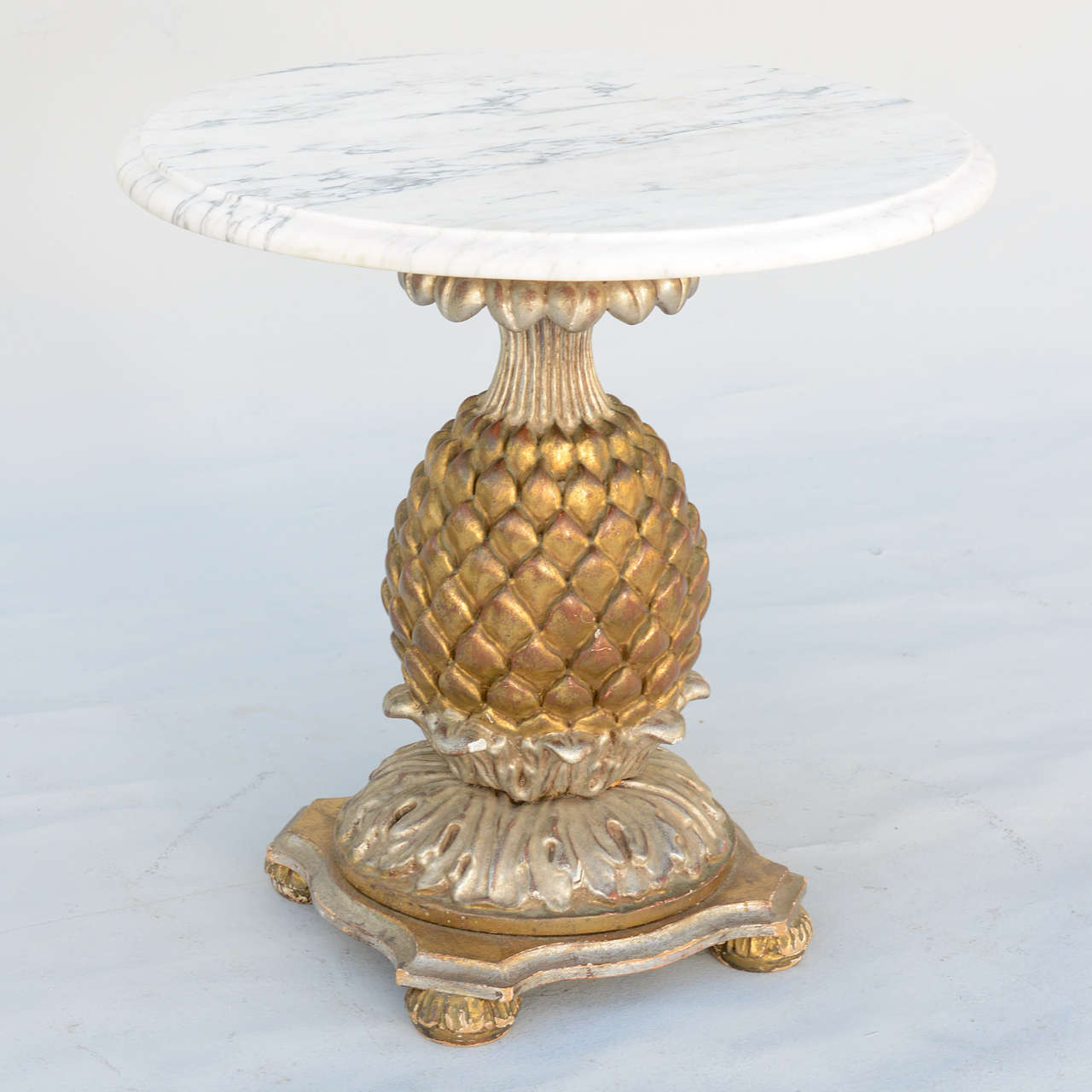 Italian Pineapple Form Accent Table In Excellent Condition In West Palm Beach, FL