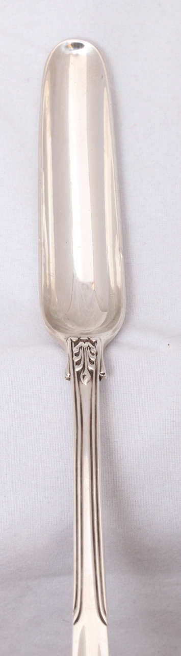 English William IV Double-Sided Sterling Silver Marrow Scoop For Sale