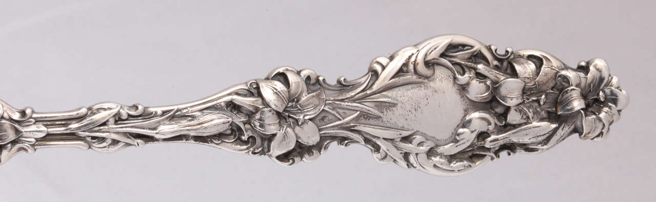 Early 20th Century Large Art Nouveau Sterling Silver Whiting 