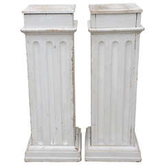 Pair of Fluted Pedestals