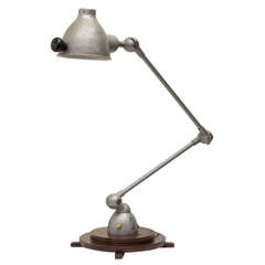 20th Century French Industrial Adjusting Arm Lamp