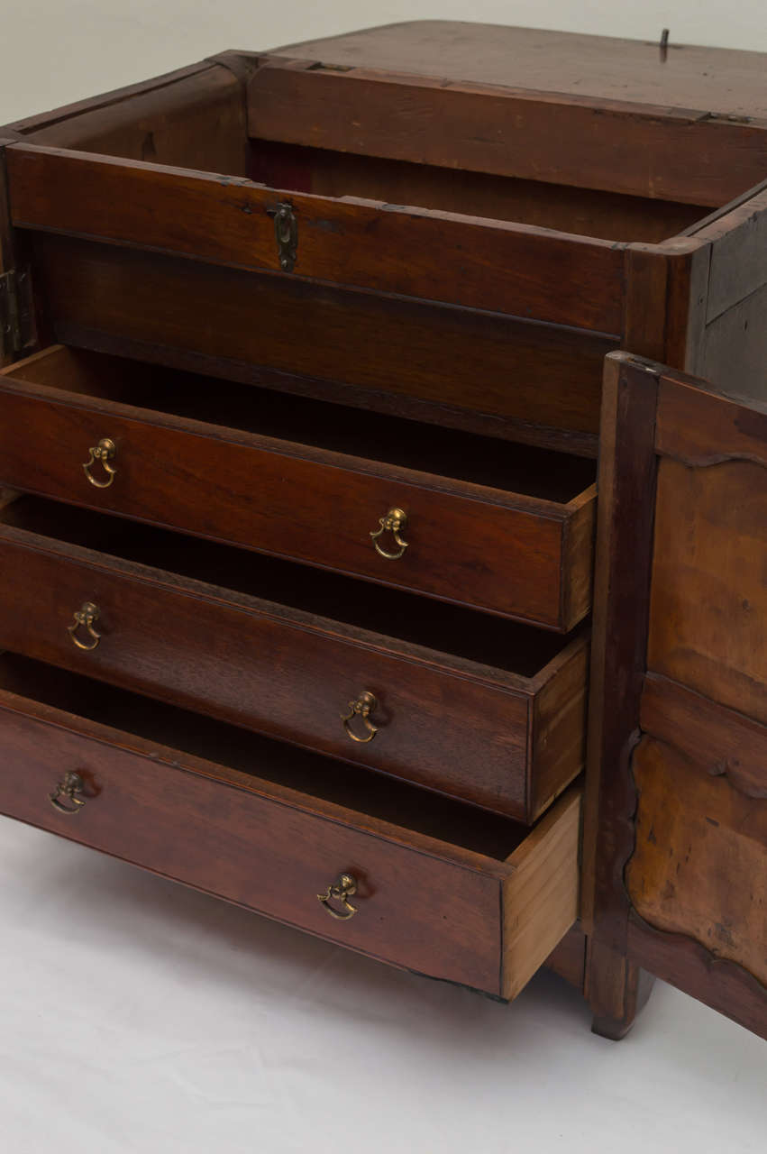 Other Late 18th Century French Miniature Walnut Armoire