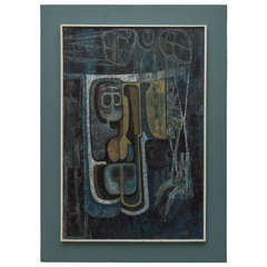 20th Century American Oil on Board by Jack Wolsky 12