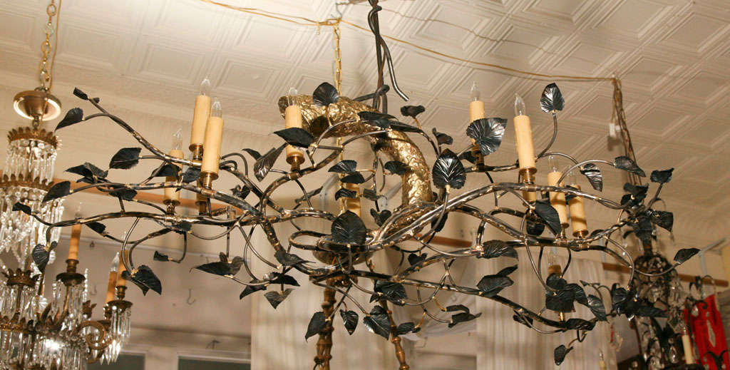 An original sculpture Tree branch Chandelier by Lou Blass 2