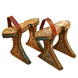 18th Century Syrian shoes in Mother-of-pearl