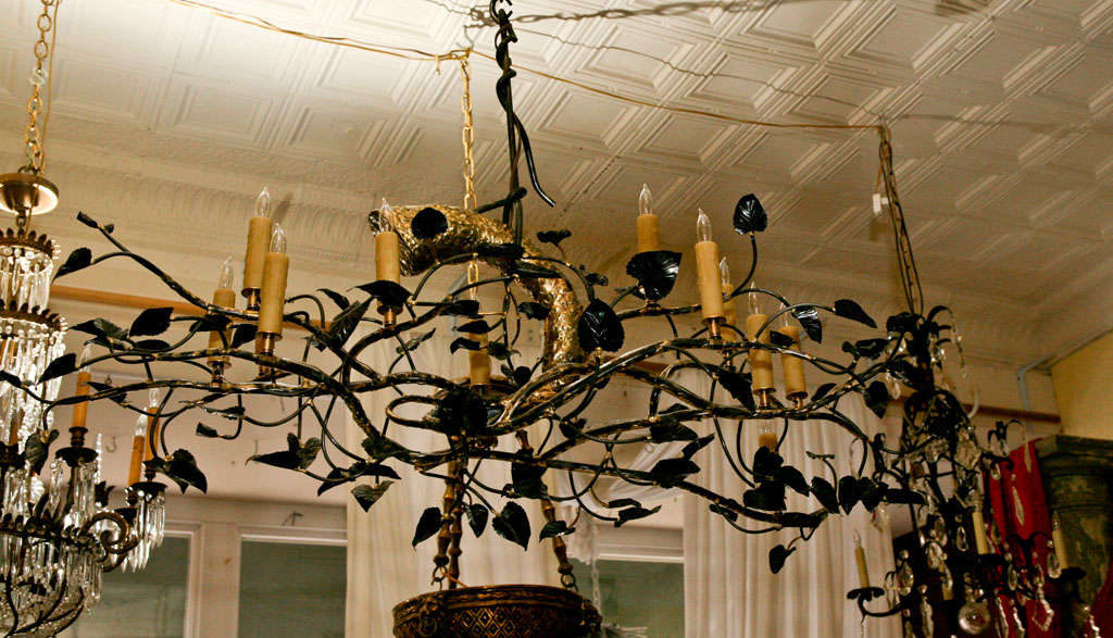 An original sculpture Tree branch Chandelier by Lou Blass at 1stDibs