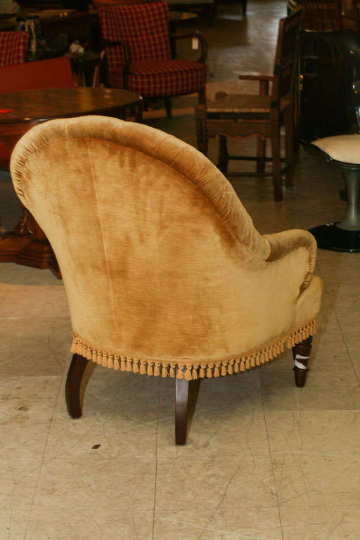 19th Century Victorian Tufted Armchair