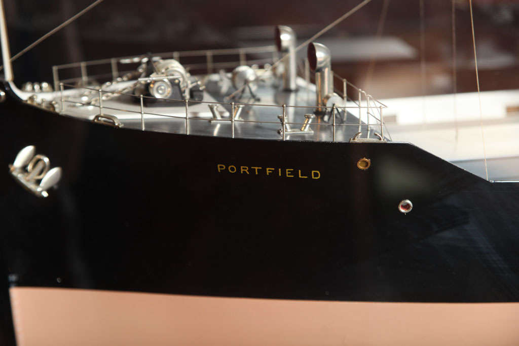 A unique ship builders model on original table For Sale 2