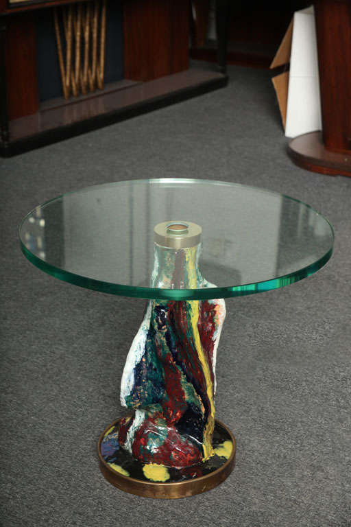 Albisola Ceramic Side Table
