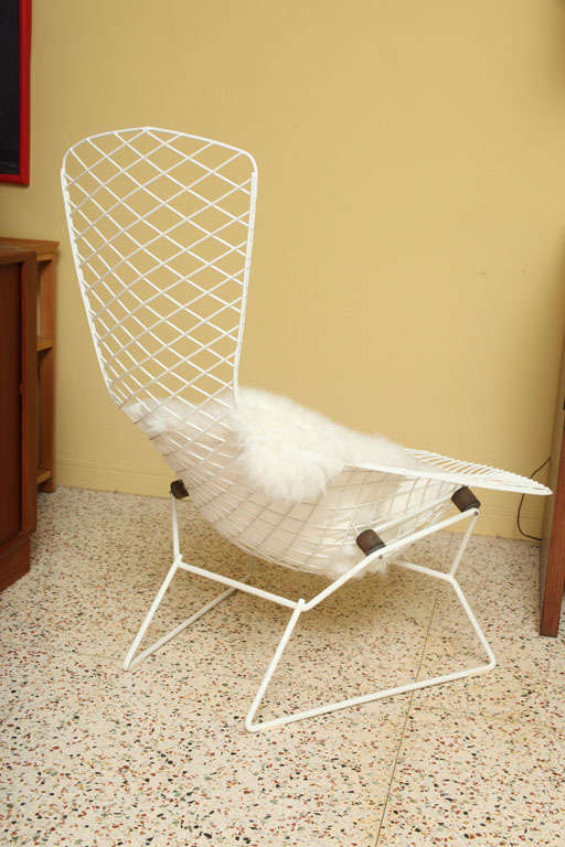 Classic Early  Bertoia Bird Chair  for Knoll with Ottoman 1