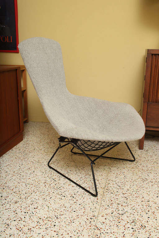 Mid-20th Century Iconic Bertoia Bird Chair for Knoll with Ottoman