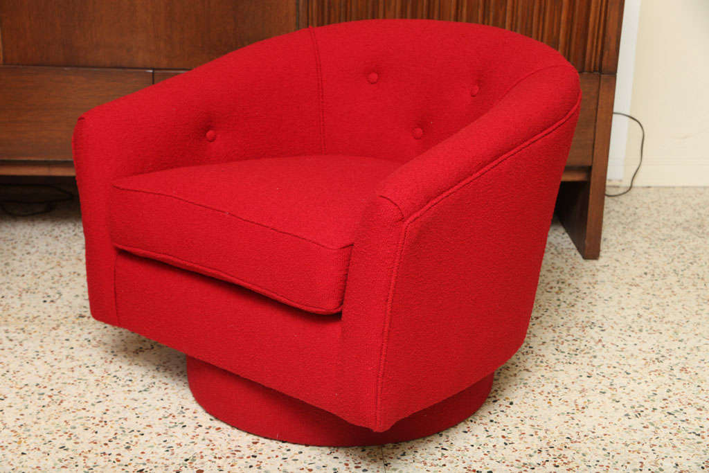 Milo Baughman Swivel Lounge Chairs 2