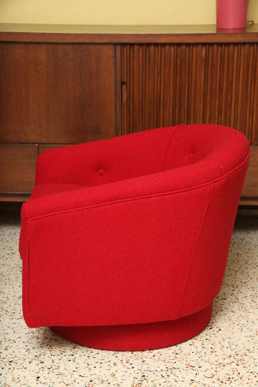 Milo Baughman Swivel Lounge Chairs 3