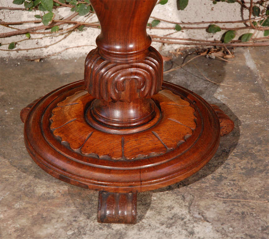 An English Stand with Round Dish Top