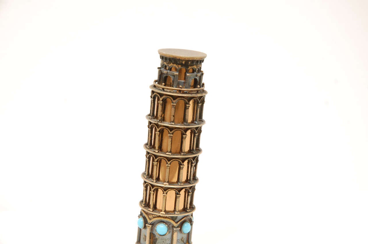 Italian Leaning Tower of Pisa Lipstick Tube 