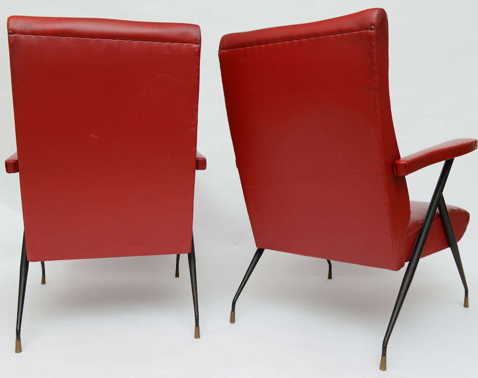 Mid-Century Modern Vintage Italian Reclining Chairs