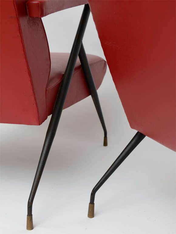 Mid-20th Century Vintage Italian Reclining Chairs