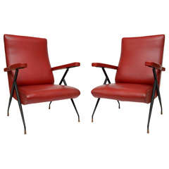 Vintage Italian Reclining Chairs