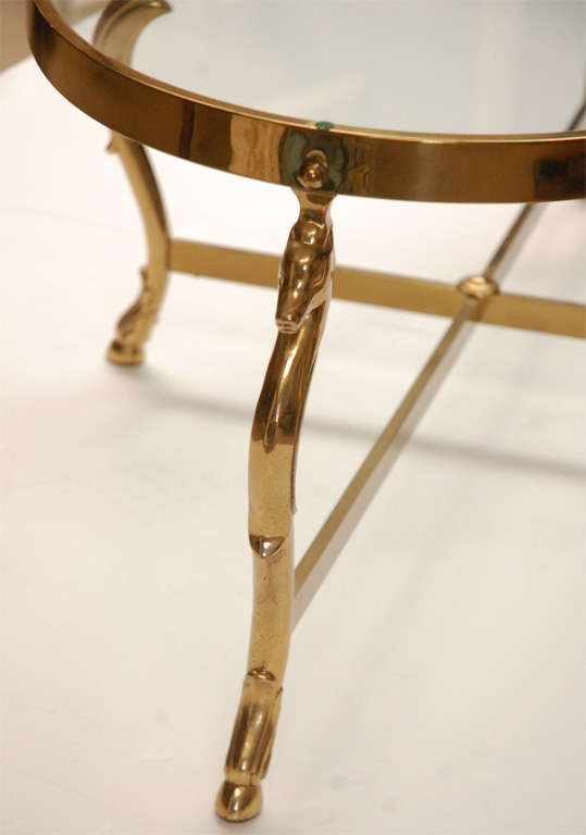 Brass Seahorse Coffee Table 3