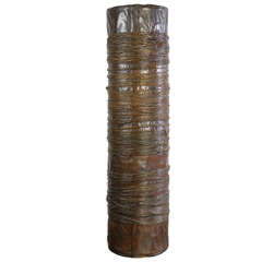 20th Century "Totem" Bronze Sculpture Signed by Aparicio