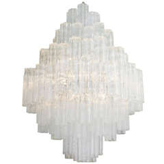 Huge and Stunning Tronchi Italian Chandelier By VeArt SATURDAY SALE!