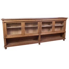 Pine Low Bookcase