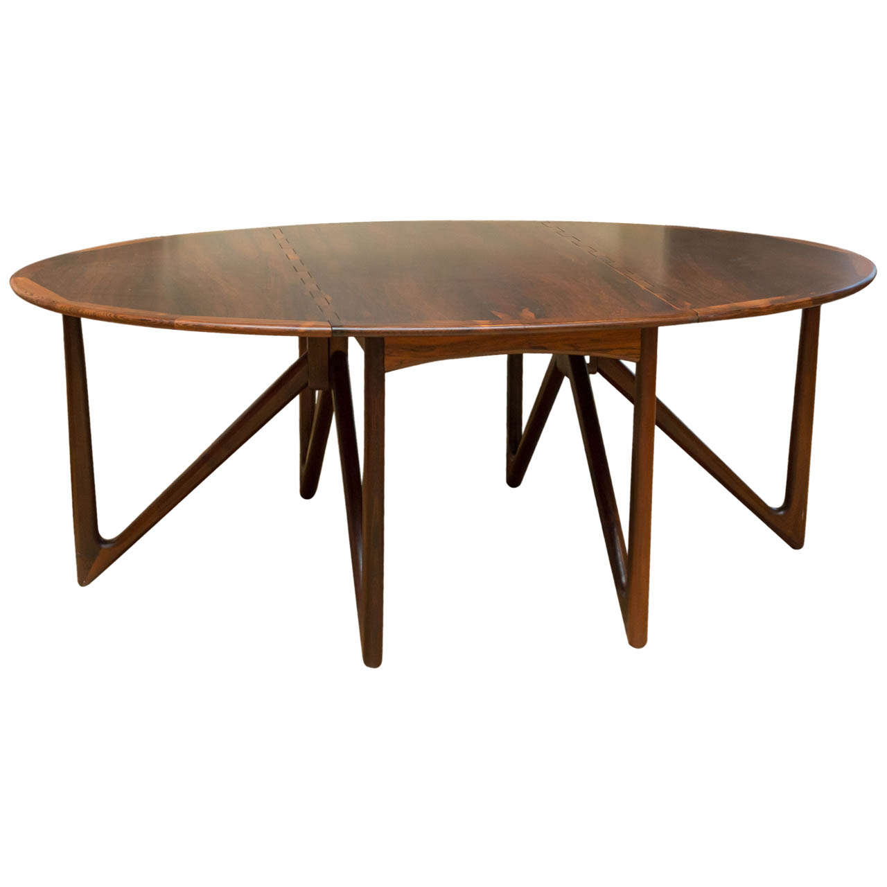 Kurt Ostervig Rosewood Dining Table For Sale