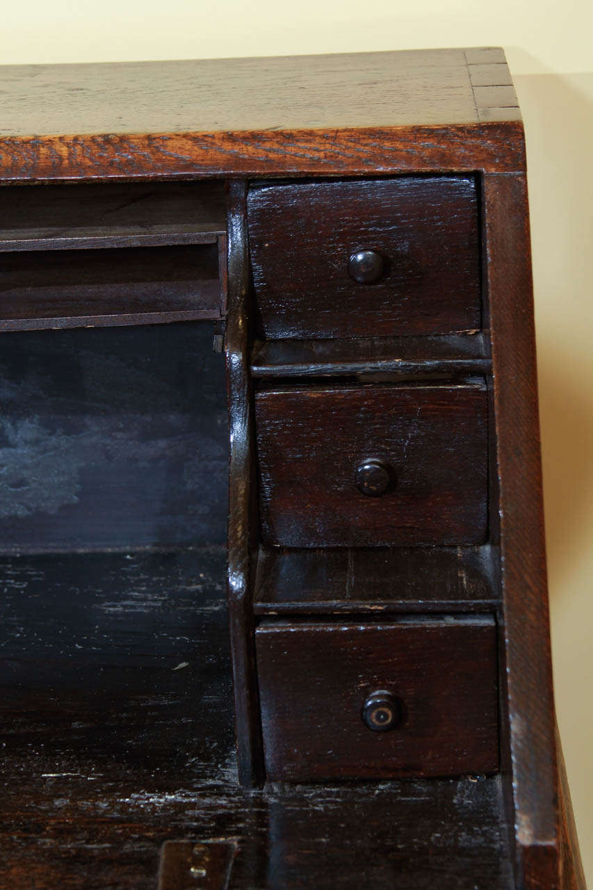 Oak Dutch 18th Century Drop Front Desk For Sale