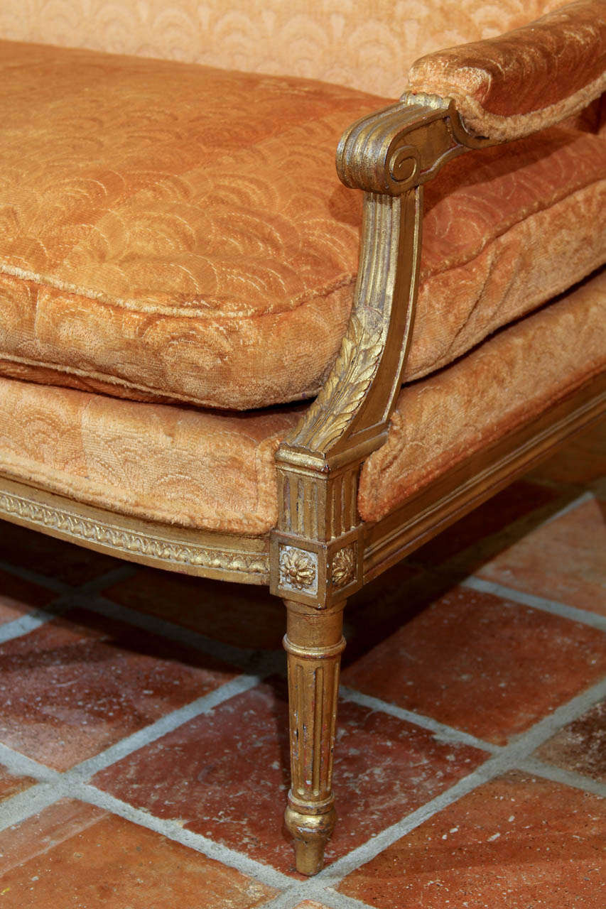 19th Century French Louis XVI Style French Settee