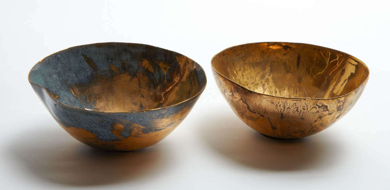 Golden Bowls by Fausto Melotti
