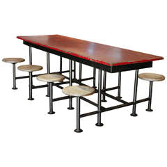 A French 8 Person Worktable