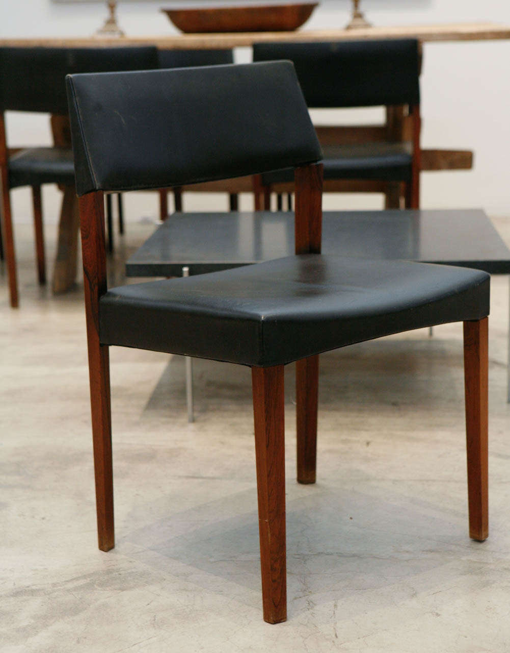 Mid-20th Century A Set Of Swedish Dining Chairs , C. 1950