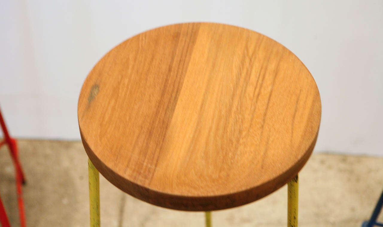 A Set of Pierre Jeanneret Stools , 1961 In Good Condition In Los Angeles, CA