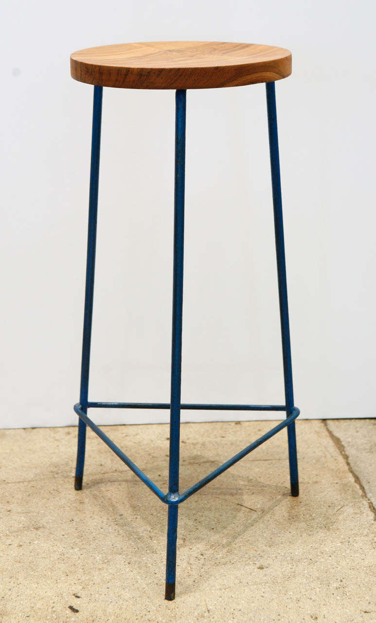 Mid-20th Century A Set of Pierre Jeanneret Stools , 1961