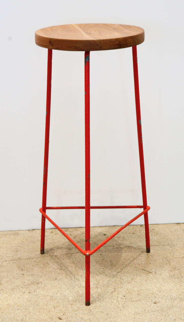 A Set of Pierre Jeanneret Stools , 1961 2
