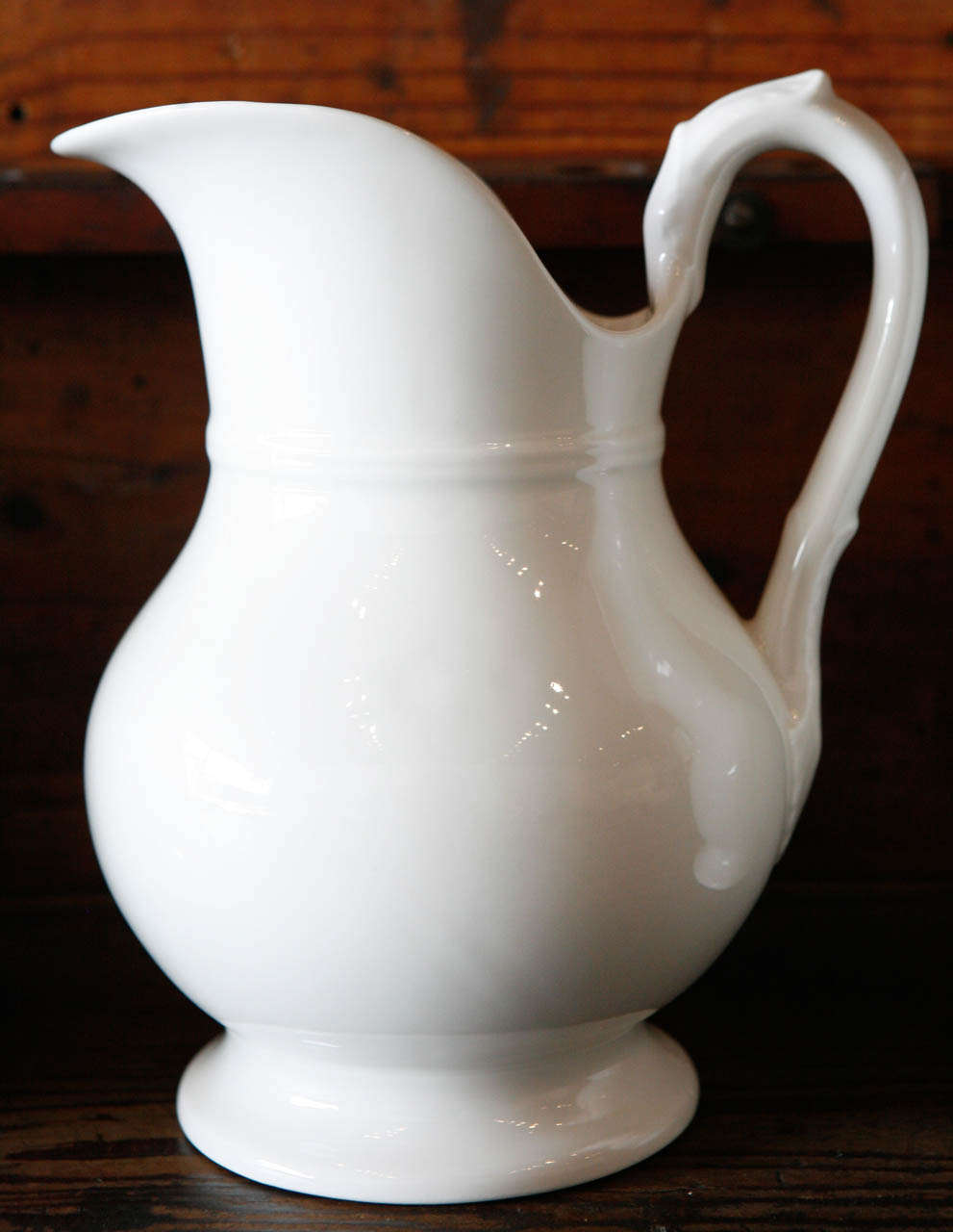 A Set of Eight Ironstone Pitchers, France In Excellent Condition In Los Angeles, CA