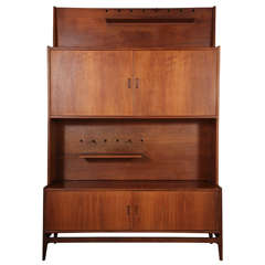 Vintage Cabinet Wall Unit by Richard Thompson for Glenn of CA