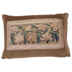 18th Century Tapestry Fragment Pillow