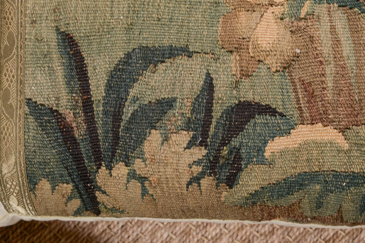 Pair of 18th Century French Tapestry Pillows 1