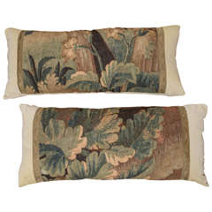 Pair of 18th Century French Tapestry Pillows