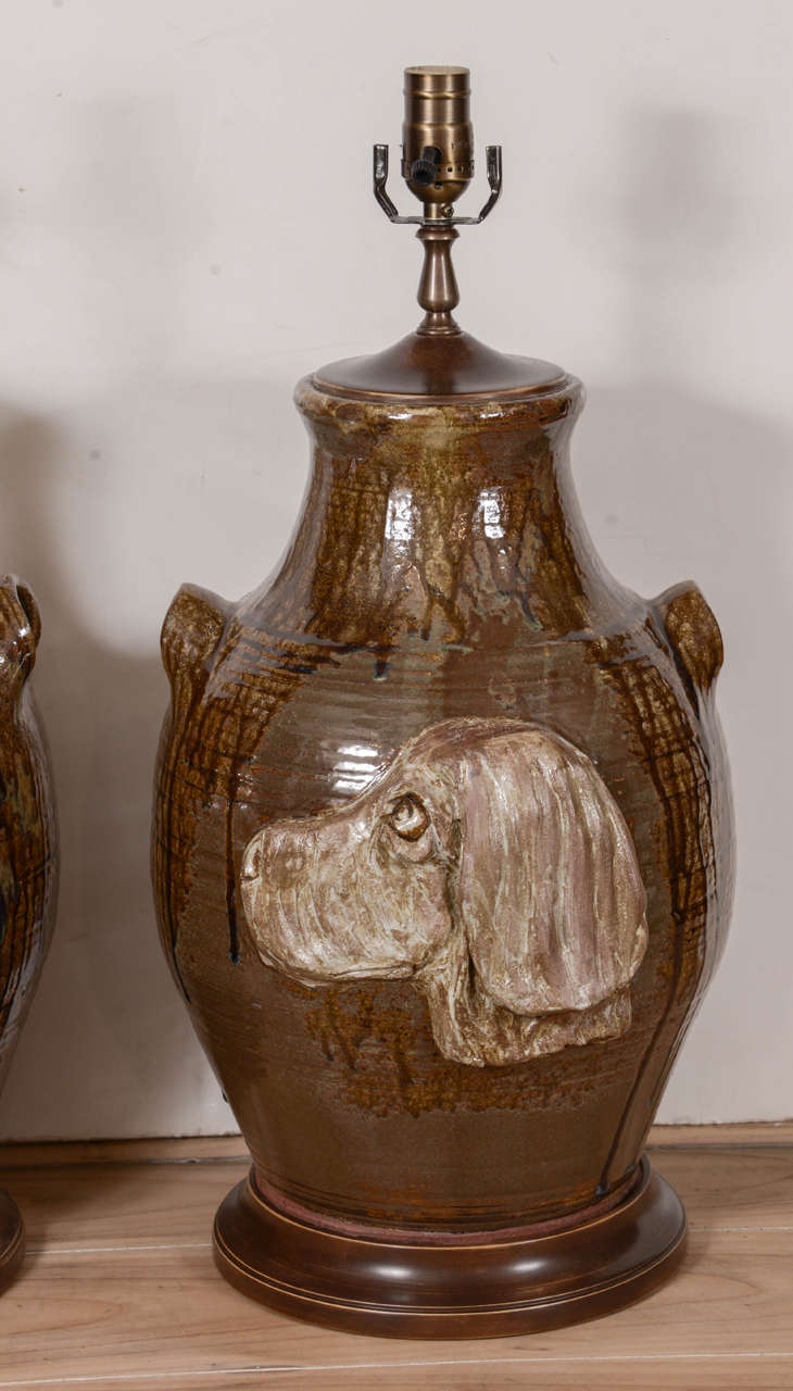 hunting dog lamp
