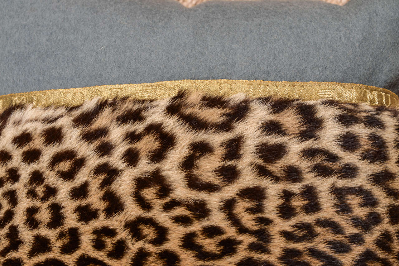 20th Century Leopard Pillow