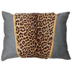 Antique Leopard Pillow