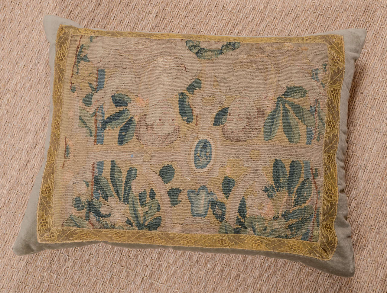 17th Century Tapestry Pillow For Sale at 1stdibs