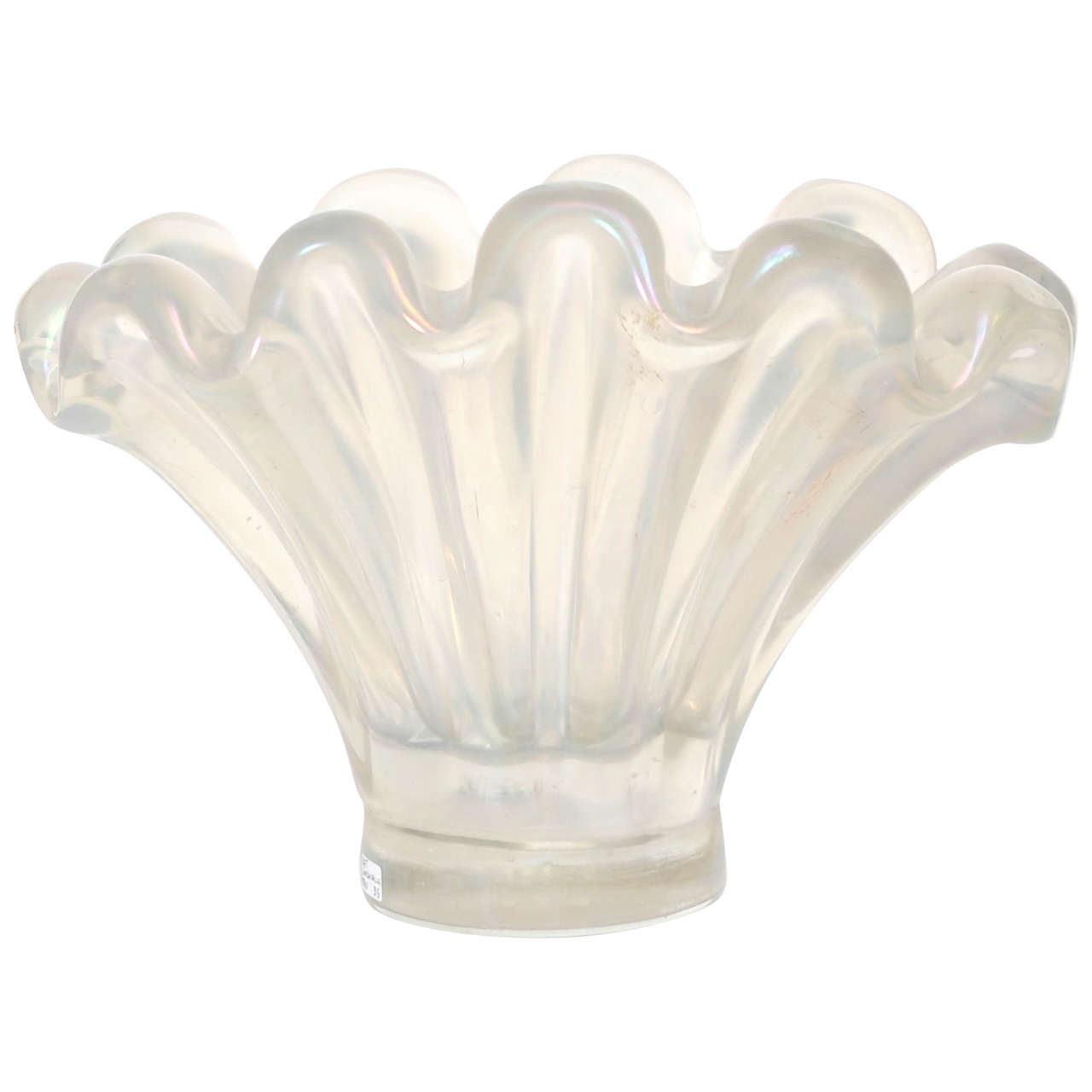 1940s Barovier & Toso Shell-Shaped Vase