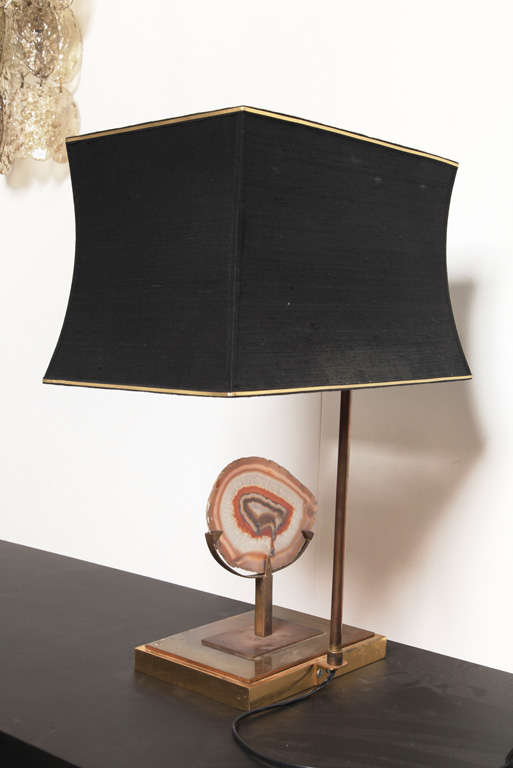 Bronze Agat Lamp Willy Daro