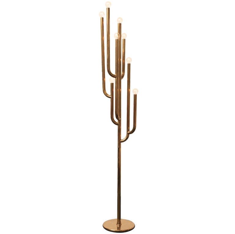 Arredoluce Brass Floor Lamp