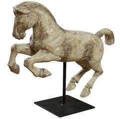 Horse on stand