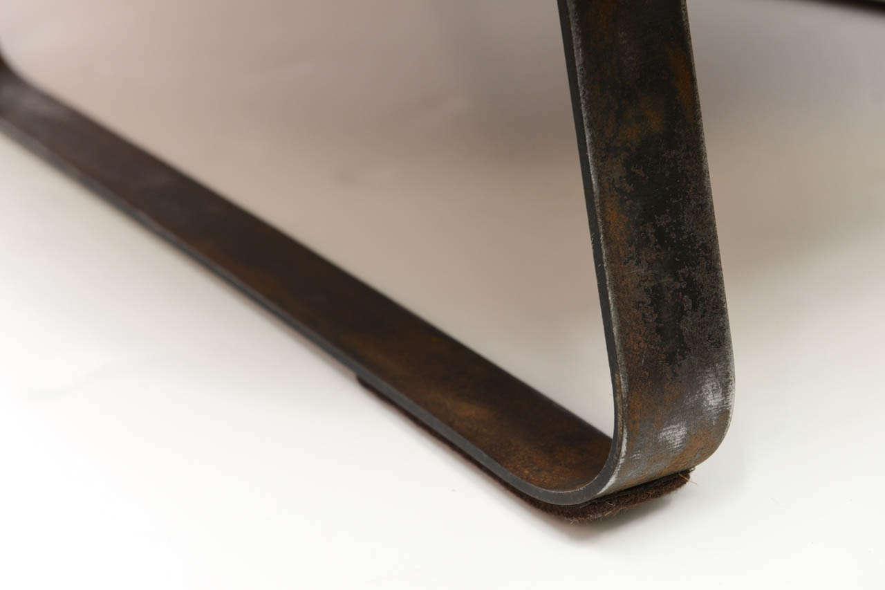 1970s Suede Scoop Lounge Chair 1